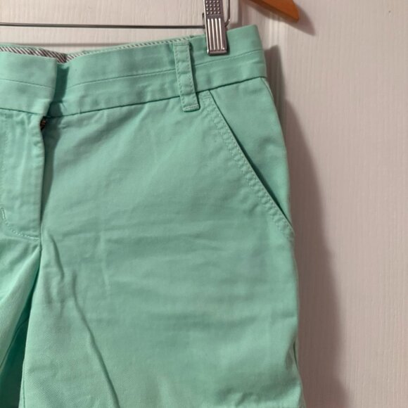 ⭐️$5, spend over $20 - J. Crew Boutique Chino teal blue Shorts Size: 0 - Picture 4 of 12